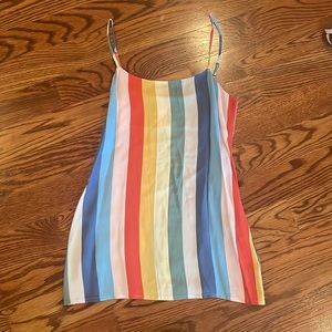 Reformation size 2 rainbow dress